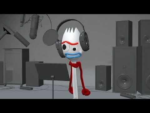 |TOY STORY| Forky Test Animation with Sound Part 1