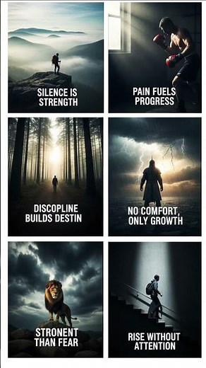 Cinematic Motivational Poster Power Growth