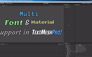 98.Text Mesh Pro - Multi Font & Material Preview