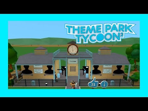 Roblox Theme Park Tycoon 2 Entrance!! (Speed Build)