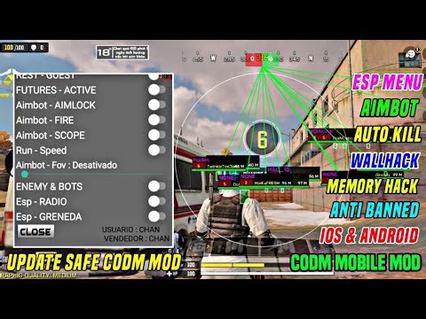 CODM GLOBAL & GARENA APK MOD MENU CODM❗AIMBOT WALLHACK ESP HACK❗CODM IOS & ANDROID SAFE CHEAT 2025
