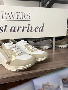 38K views · 95 reactions | Glow as you go with these wedge trainers, we think they deserve a gold star! Shop now: https://bit.ly/3VcZimh #trainers #wedges #shoes #pavers #style #fashion #goldshoes | Pavers Shoes | Facebook