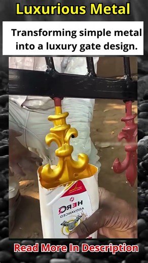 From Simple Metal to a Luxury Gate 🤯