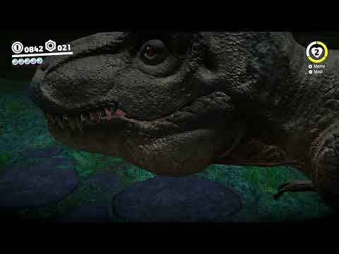 Super Mario Odyssey - Wooded Kingdom Moon #28: Rolling Rock in the Deep Woods