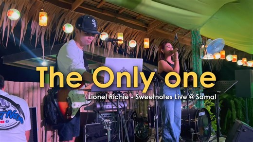 423K views · 24K reactions | The Only One | Lionel Richie - Sweetnotes Live @ Samal #coverband #coupleband #sweetnotes | Sweetnotes Music | Facebook