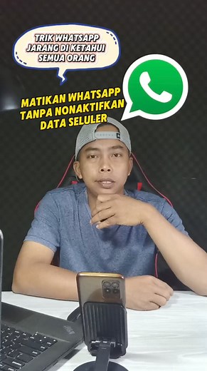 47K views · 3.7K reactions | Matikan whatsapp tanpa matikan data seluler/jaringan wifi #tutorial #trikwhatsapp #mediasosial | Utep Surahman | Facebook