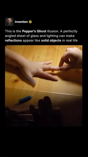 The Glass That Turns Reflections Into Reality 🤯 #shorts