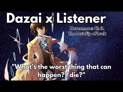 💀 The Last Sip Could Kill You | Dazai x Listener ASMR | Bungo Stray Dogs