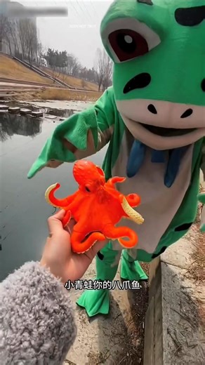 A Frog’s Octopus Fell Into the Pond… What Happened Next!
