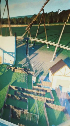 The Swarm off ride footage (theming in progress) Planet Coaster 2