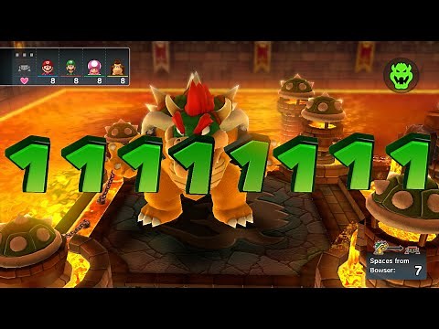 Mario Party 10 - Mario, Luigi, Toadette, Donkey Kong vs Bowser - Chaos Castle
