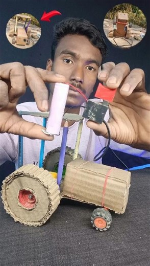 mini cardboardSwaraj tractor switch modify