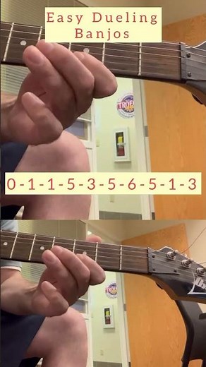 EASY DUELING BANJOS GUITAR #guitar #music