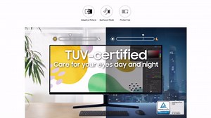 SAMSUNG 34" ViewFinity S50GC Series Ultra-WQHD Monitor, 100Hz, 5ms, HDR10, AMD FreeSync, Eye Care, Borderless Design, PIP, PBP, LS34C502GANXZA, 2023, Black