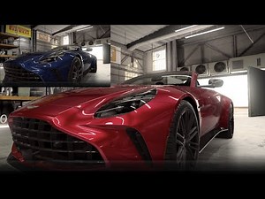 【CSR2】2025 Vantage Roadster (purple/gold), shift & tune for 7.03x (7.07x)