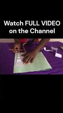 Shirt Collar Cutting for Beginners #sewingtutorial