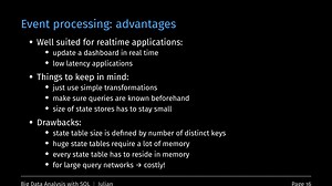 Big Data Analysis with SQL