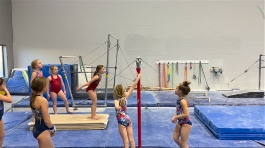 The last practice before Christmas we got a brand new kip! Best gift ever. 🎁 Way to go Quinn! | V.I.P Gymnastics, Ninja, and Cheer