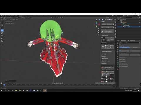 VRChat Skirt Tutorial using Rotation Constrains (2020)