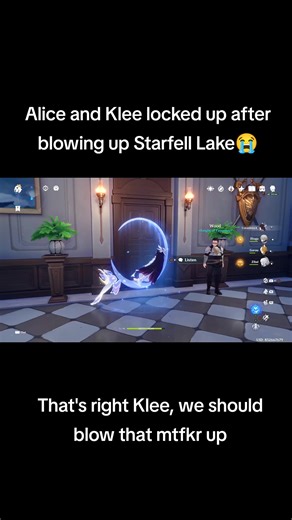 Alice and Klee's Explosive Adventure at Starfell Lake