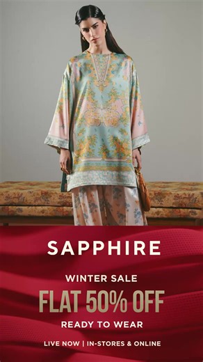 Cozy layers, signature styles, irresistible savings. The SAPPHIRE Winter Sale is now live with FLAT 30% & 50% OFF ❄️ | Sapphire