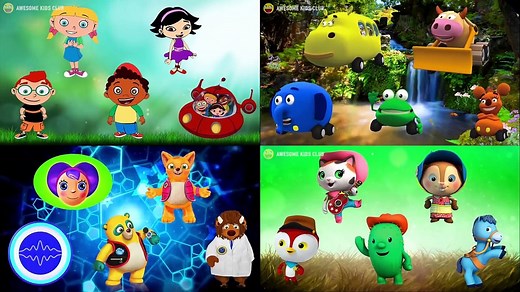 Disney Junior Shows 4K Video Finger Family Songs!