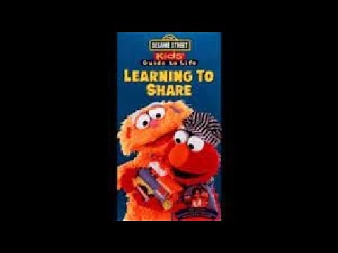 Sesame Street Kids Guide to Life: Learning to Share 1996 VHS