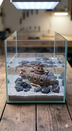 I Built a submarine fish tank 🐟