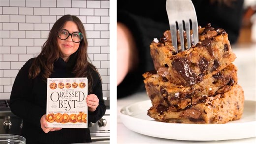 Gooey malted cookie dough chocolate chunk bars recipe