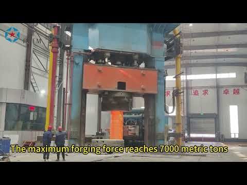 What steps are involved in forging titanium ingots?