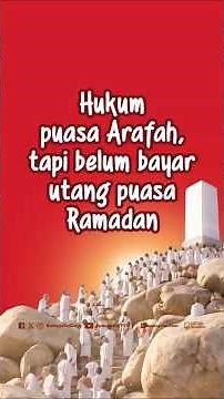The Ruling on Fasting on the Day of Arafah While Still Having Missed Ramadan Fasts - Rumaysho TV