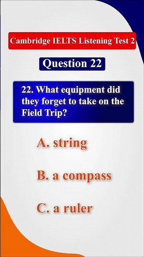IELTS Listening Book 11 | Test 2 | Question 22 | Practice Questions