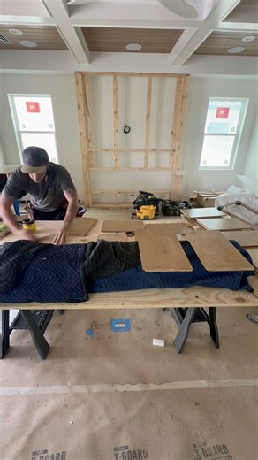 Another dream build in progress 👏 We’re crafting a custom entertainment center for our friends at RJ Kielty Plumbing, Air Conditioning and Electric, Inc., and we can’t wait to show you how it turns out! 📲(813) 586-1522 📧k2carpentryfl@gmail.com 💻www.k2-carpentry.com #Carpentry #Woodworking #CustomCarpentry #Woodwork #WoodenFurniture #CarpentrySkills #WoodenDesign #WoodArt #WoodenCrafts #FineWoodworking #HomeImprovement #DIYWoodworking #BuiltInCabinet #WoodenInteriors #DeWalt #MilwaukeeTools #