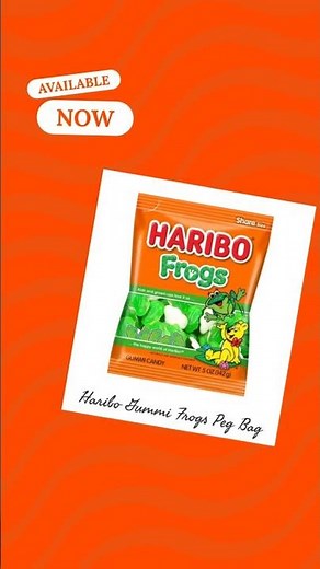 Best-seller: Haribo Gummi Frogs Peg Bag
