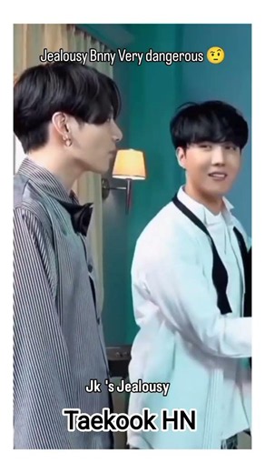 jk's Jealousy🤨💚💜#kimtaehyung #junkook #taekookforeve #btsarmy
