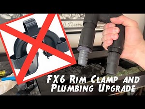 Fluval FX6 Rim Connector Upgrade - Intake and Output Mod. Custom DIY Plumbing