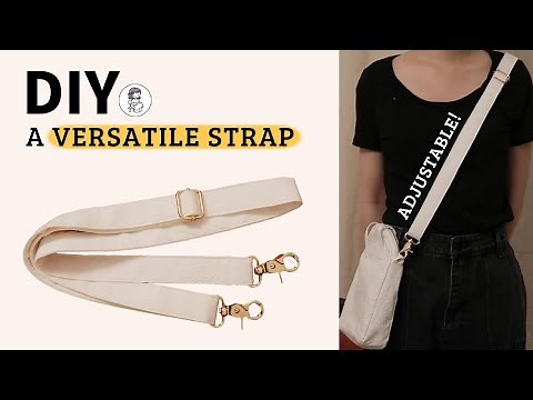 Make Your Own Versatile Bag Strap in Simple Steps - Adjustable Crossbody Strap DIY | Step-by-Step