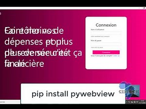 #python Cisco-code cour Python : Pywebview