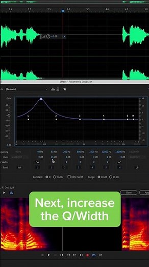Echo be gone! - Audio hack for Adobe Audition 🧙🎙 #Shorts
