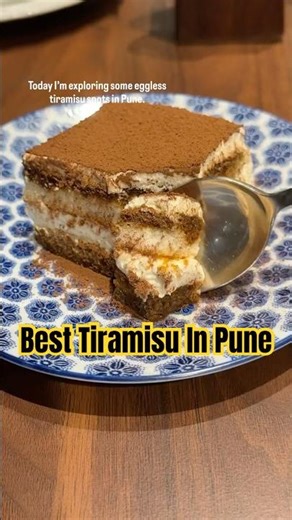 Best Tiramisu place in Pune | Eggless Tiramisu | #shorts #pune #tiramisu