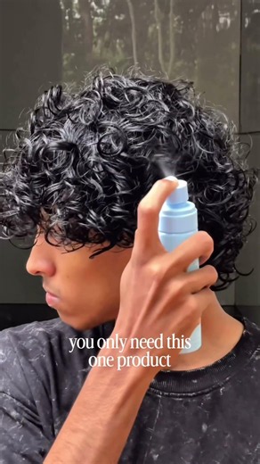 quick 1 step styling routine for men.
