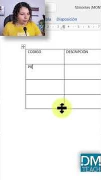 Insertar tabla en Microsoft Word