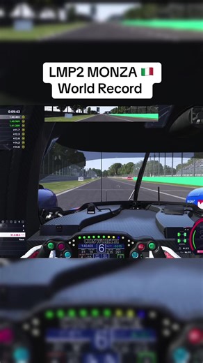LMP2 Monza World Record in Sim Racing