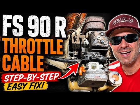 Stihl FS 90 R Throttle Cable Replacement (Easy Step-by-Step Fix) 