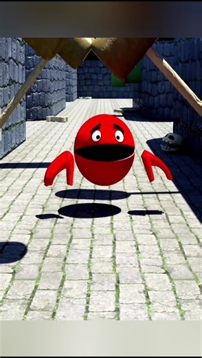 🎃 Halloween is Back !!! Pac-Man vs Pac-Red #pacman #animation #funny #cartoon #pacman3d #humor