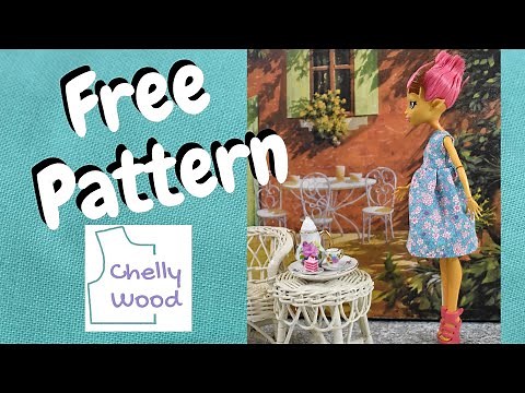 Free Doll Clothes Patterns: Free Monster High Dress Pattern