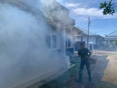Aksi Fogging di Lanud Sutan Sjahrir: Upaya Pencegahan DBD untuk Prajurit dan Keluarga