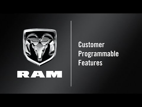Customer Programmable Features | How To | 2020 Ram 1500 DT