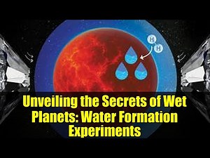 Unveiling the Secrets of Wet Planets: Water Formation Experiments