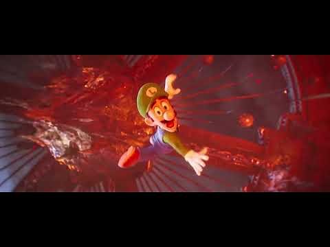 Mario saving Luigi from lava - The Super Mario Bros Movie (2023)